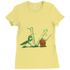 at last we meet Ladies Fitted T-Shirt