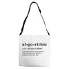 Algorithm Dictionary Adjustable Strap Totes