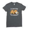 dreamer bear Ladies Fitted T-Shirt