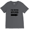 im with stupid t shirt t shirt funny t shirt cool tshirt funny shirt t V-Neck Tee