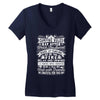 camping rules!! Women's V-Neck T-Shirt