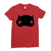 black owl Ladies Fitted T-Shirt