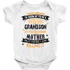 Super Cool Grandson Of A Freaking Awesome Mother Baby Onesie