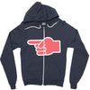 look late Zipper Hoodie