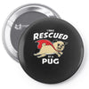 rescued by pug1 Pin-back button