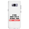 If You Didn't Put it in Here Then Don't Touch it Samsung Galaxy S8 Plus