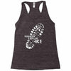 wander explore hike Racerback Tank