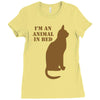 im an animal in bed Ladies Fitted T-Shirt