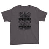 Real Kings Are Born On November 14 Youth Tee