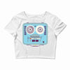 reel to reel Crop Top