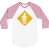 big foot xing big foot crossing sasquatch 3/4 Sleeve Shirt