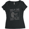 help me stack overflow youre myo nly hope Women's Triblend Scoop T-shirt