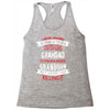 Super Cool Grandad Of A Freaking Awesome Grandson Racerback Tank