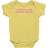 Satan Is My Sugar Daddy Baby Bodysuit