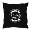 legendary vintage 1979 Throw Pillow