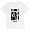 Never Forget Chazy Chaz V-Neck Tee
