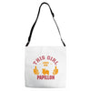 This Girl Loves Her Papillon Adjustable Strap Totes