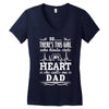 So... There's This Girl Who Kinda Stole My Heart She Calls Me Dad Women's V-Neck T-Shirt