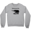 elephants never forget and they never forgive t shirt funny mens tee n Crewneck Sweatshirt