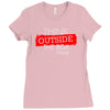 think outside the box thinker Ladies Fitted T-Shirt
