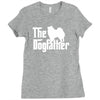the dogfather american eskimo dog white Ladies Fitted T-Shirt