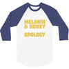 black without apology 3/4 Sleeve Shirt