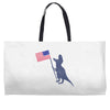 Patriotic T-Rex Weekender Totes