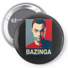 bazinga poster, ideal birthday gift or present Pin-back button