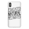 educated, natural, melanated iPhoneX