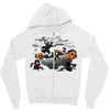 oblivious ninja trick or treat Zipper Hoodie
