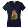 our lady of guacamole Women's V-Neck T-Shirt
