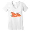 go flag Women's V-Neck T-Shirt
