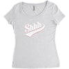 shhh nobody cares Women's Triblend Scoop T-shirt