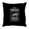 Vintage Aged To Perfection 1989 Throw Pillow