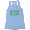 louder than words Racerback Tank