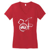 dw drum Women's V-Neck T-Shirt