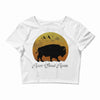 roam sweet roam slouchy Crop Top