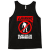 zombie  do not feed the zombies fun Tank Top