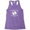 the rotation of earth really makes my day Racerback Tank