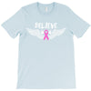 angel wing believe breast cancer T-Shirt