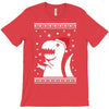 big trex santa ugly christmas T-Shirt