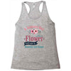 A January Girl Like A Flowers Racerback Tank