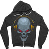 skull Zipper Hoodie