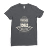 premium vintage 1962 classic perfectly aged limited edition Ladies Fitted T-Shirt