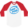 baby inside 3/4 Sleeve Shirt