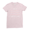 i write code Ladies Fitted T-Shirt