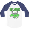 screw lab safety i want super powers 3/4 Sleeve Shirt