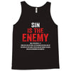 Sin Is The Enemy Tank Top