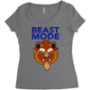 Beast Mode Women's Triblend Scoop T-shirt
