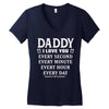 I Love You Daddy Women's V-Neck T-Shirt